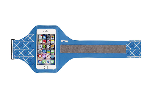 STM Sports Armband for iPhone 6 and Smartphones up to 5.1 Inches - Blue (stm-336-085DZ-20)