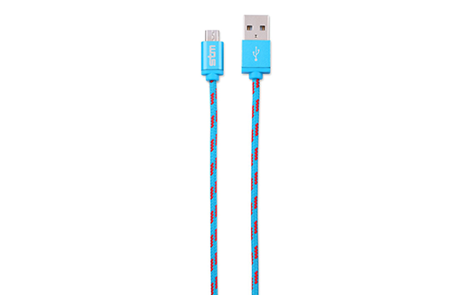 STM Elite Cable, Braided Micro USB Cable (1m) - Blue (stm-931-099Z-20)